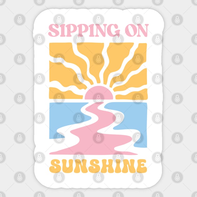 Sipping On Sunshine Sticker by TurnEffect